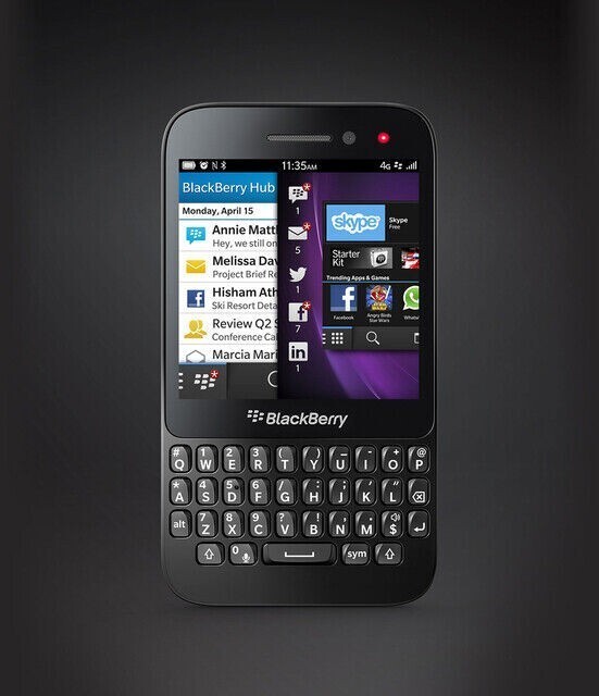 Blackberry Q5 4G LTE 8GB ROM QWERTY Keyboard BlackBerryOS SmartPhone 90% NEW