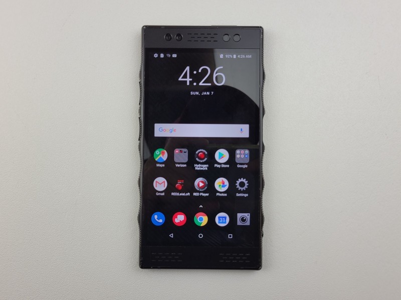RED HYDROGEN One (H1A1000) 128GB – Black (Verizon) – GSM UNLOCKED H2071