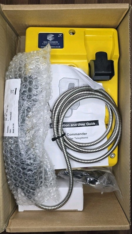 New Gai-Tronics Cellular Commander Rugged Cellular Telephone LTE GSM 18B YEL SC