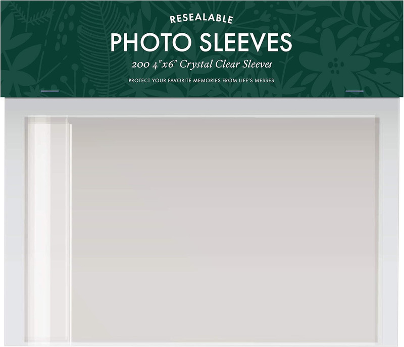 4X6 Photo Sleeves (200 Count) - Mother'S Day Crystal Clear Archival Plastic Slee gallery