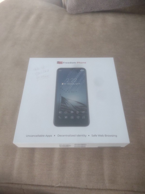Clear Freedom Phone Pearl White Clearphone 220 New Open Box gallery