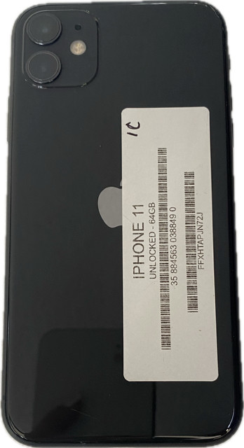 Apple iPhone 11 MHC43LL/A 64GB, Black, Unlocked, 95% Battery Health, No SIM gallery
