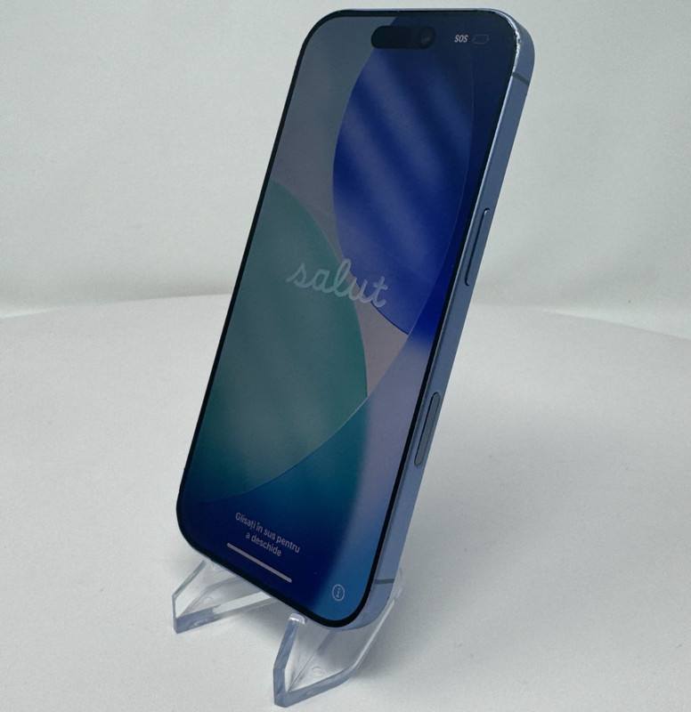 Apple iPhone 17 256GB Mist Blue T-Mobile Cracked Back For Parts READ DESCRIPTION