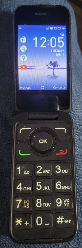 Alcatel Smartflip 4052R Smartphone Flip Cell Phone Large Keys AT&T SHIPS FREE
