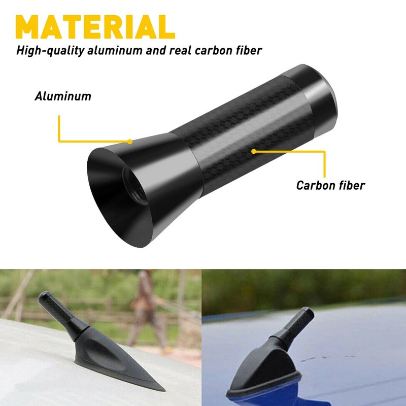 Universal Car Antenna With Metal Core For FM Radio Reception Compatible With gallery