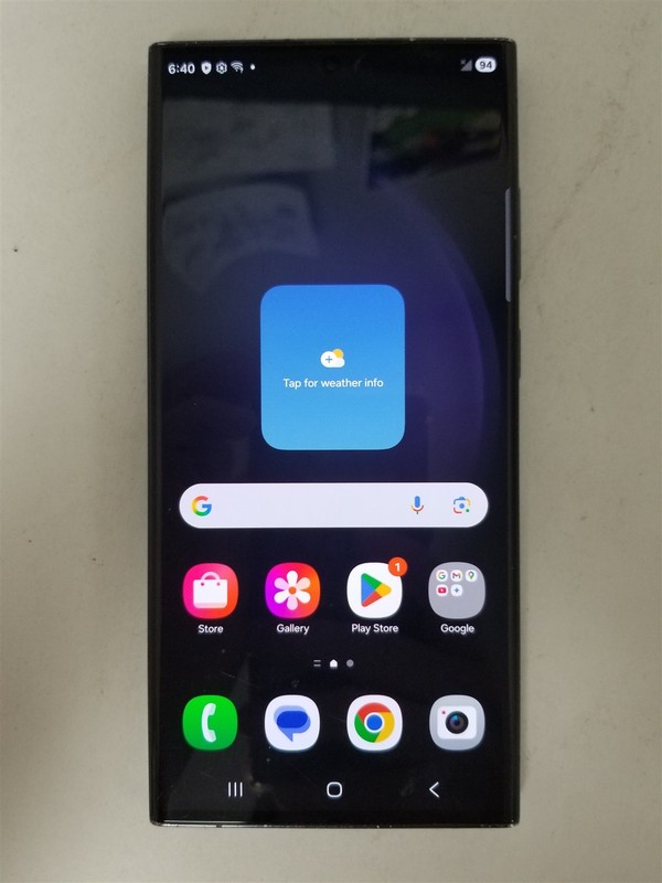 SamsungGalaxyvS23Ultra 256GB Black SM-S918U (Unlocked) Android zF3019