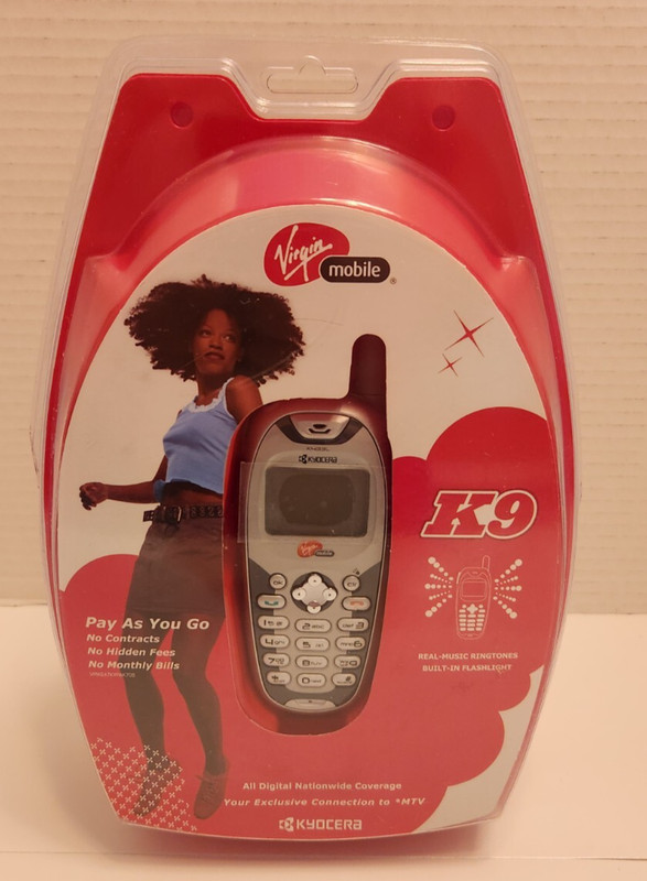Kyocera K9 – Gray ( Virgin Mobile ) Cellular Candybar Phone New READ