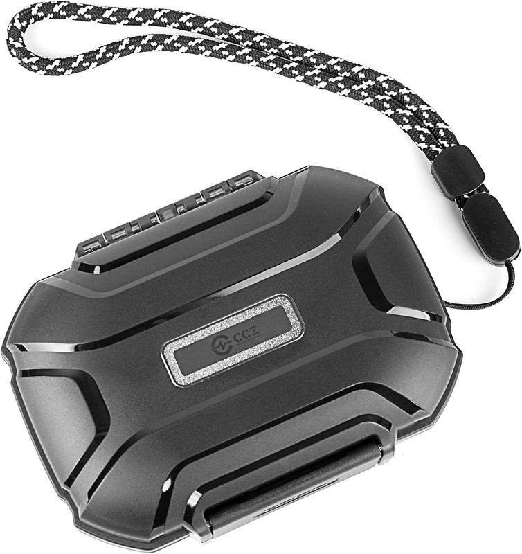 CCZ Taichi Portable IEM Case, Water-Resistant Earbuds Storage for Moondrop CHU I