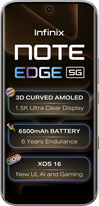 Infinix Note edge (Lunar Titanium, 256GB) (8 GB RAM) Octa Core Processor gallery