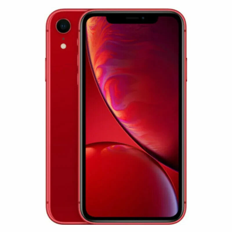 Apple iPhone XR – 128GB – Factory Unlocked -RED, battery Perform.84%