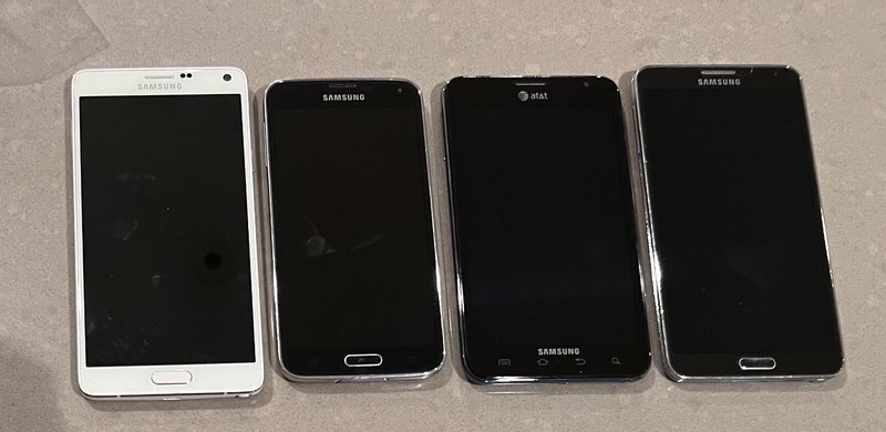 Lot of Defective Samsung Galaxy Smartphones SM-N910F SGH-i717 SM-G900V