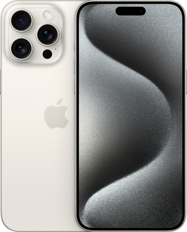 Apple iPhone 15 Pro Max A2849 (Fully Unlocked) 256GB White Titanium (Excellent)