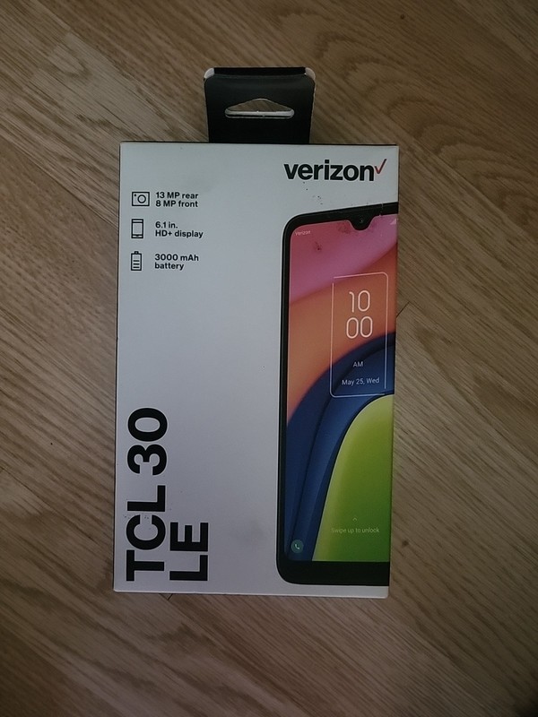 TCL 30 LE 32GB 4G LTE Android Smartphone Verizon Locked 13MP Camera 6.1" Display