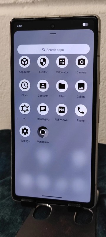 Google Pixel 7a 5G 128GB (Unlocked) GrapheneOS Privacy OS (DeGoogled) Snow