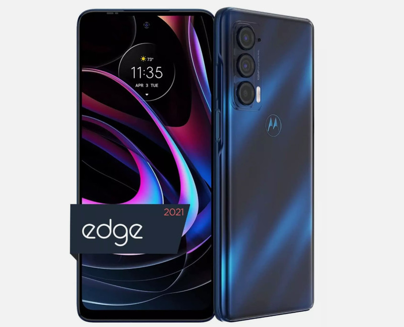 Motorola Moto Edge 5G 256GB (XT2141) Verizon Royal Blue – Smartphone Open Box A+