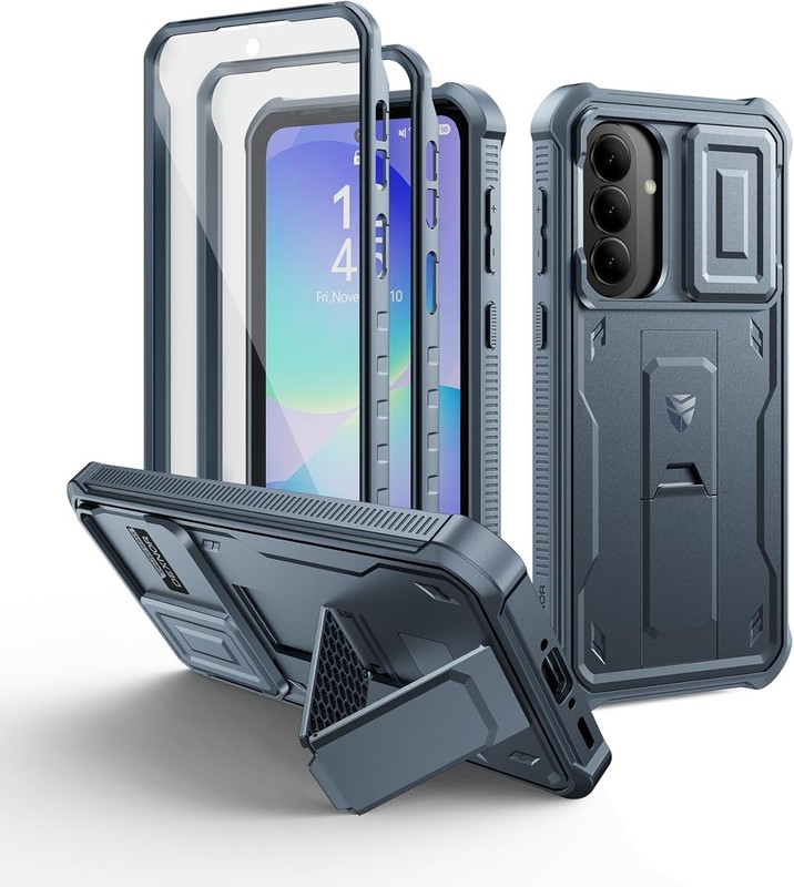 Samsung Galaxy A37 5G Phone Case, Galaxy A36 Case with Built-in Magnetic Slide C