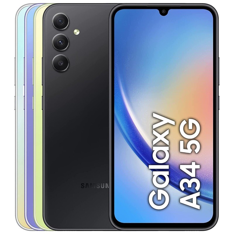 SAMSUNG GALAXY A34 A346M 128GB/256GB GRAPHITE/LIME/SILVER/VIOLET BRAND NEW