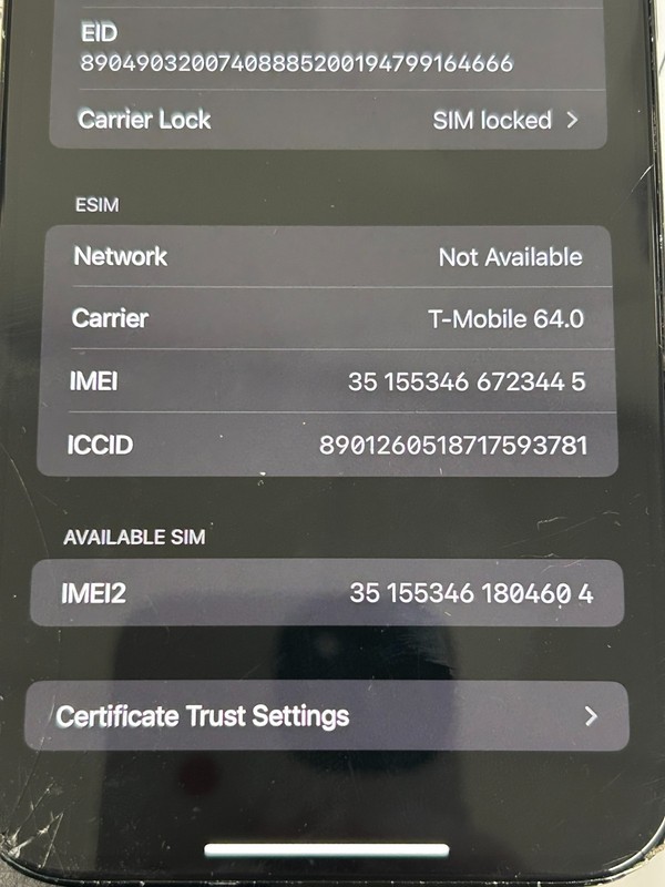 iPhone 16 Plus MXUT3LL/A 128gb T-Mobile Black 92% Battery READ FREE SHIPPING gallery
