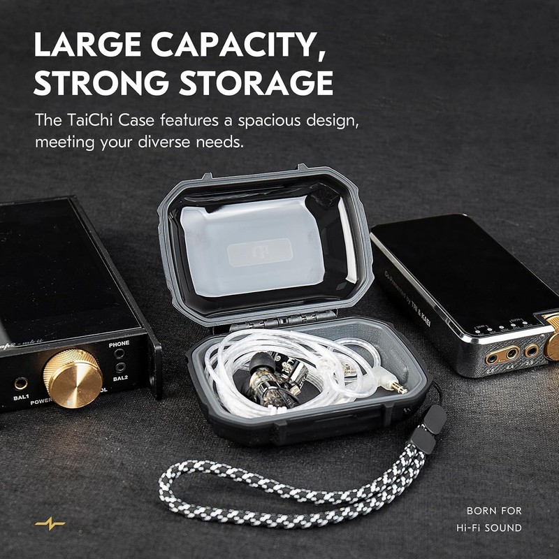 CCZ Taichi Portable IEM Case, Water-Resistant Earbuds Storage for Moondrop CHU I gallery