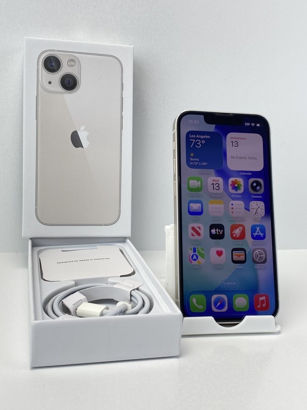 Apple iPhone 13 Mini A2481 256GB Starlight Factory Unlocked 94% battery health