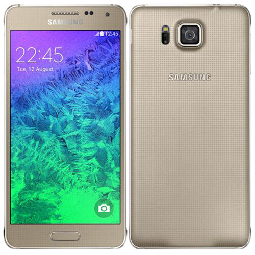 Samsung Galaxy Alpha G850F 32GB Factory Unlocked Smart phone Excellent GOLD A+