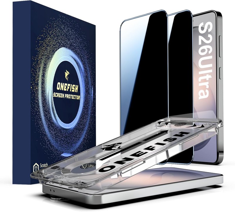 2PCS Privacy Screen Protector & Scratch Resistant for Samsung Galaxy S26 Ultra 9