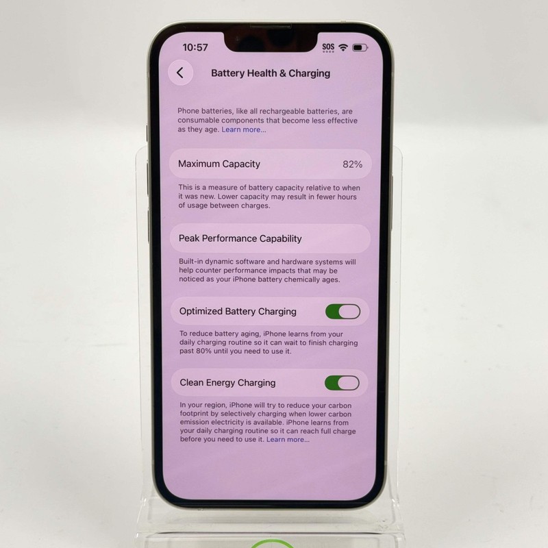 Unlocked Apple iPhone 13 256GB 26.5 Starlight MLAP3LL/A gallery