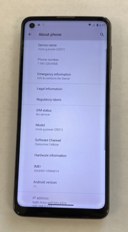 Motorola Moto G Power 2021 64GB (Consumer Cellular) 0729-01T gallery