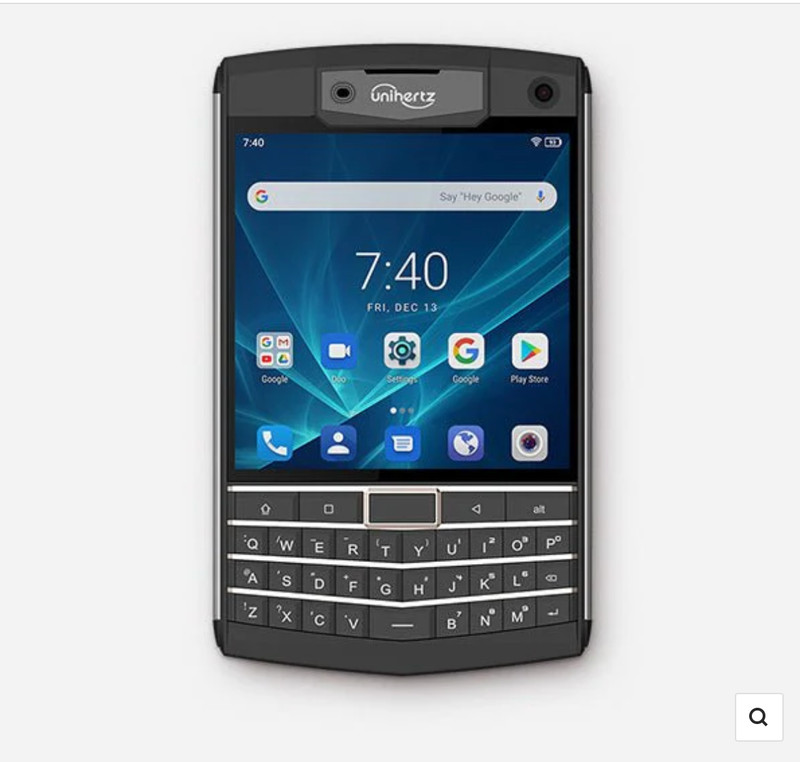 used Unihertz Titan Android 10 QWERTY Smartphone 6GB/128GB 4.6in Black Unlocked