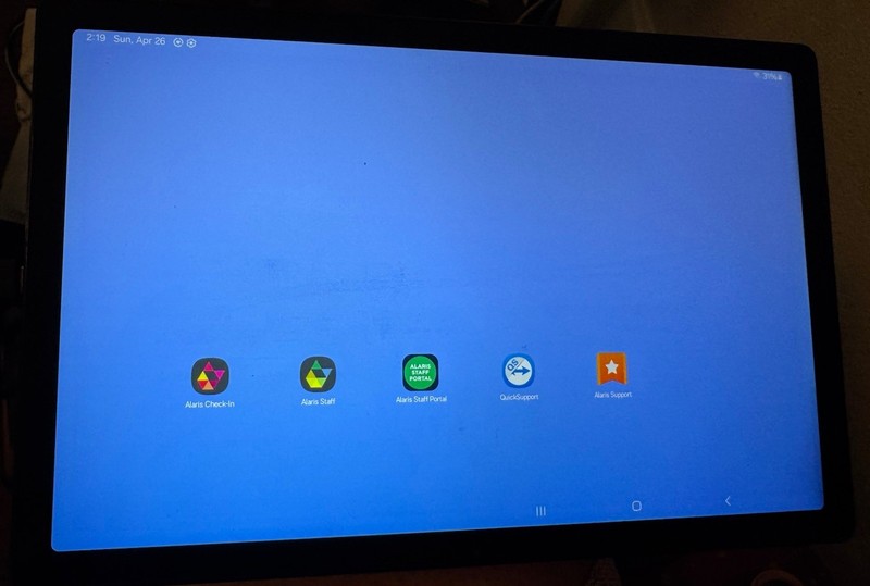 Samsung A8 Gray Tablet (WIFI) 32GB Fast Ship Good Used Works