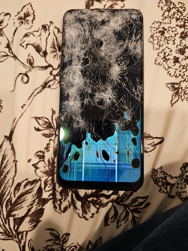 OnePlus Nord N200 5G 64gb Blue DE2118 Cracked Screen Powers On