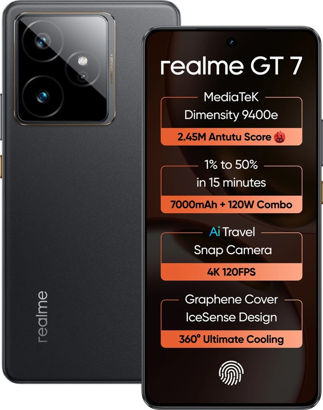 realme GT 7 Factory Unlocked-Dual SIM-12GB RAM 512GB-NO USA TARIFFS