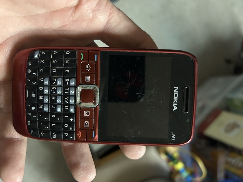 Original cell phone nokia E63 Mobile Phone-Not Working-Parts Only