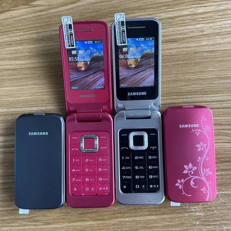 Samsung C3520 FM Radio 1.3MP 2.4 GSM MP3 Bluetooth Original Unlocked Flip Phone gallery
