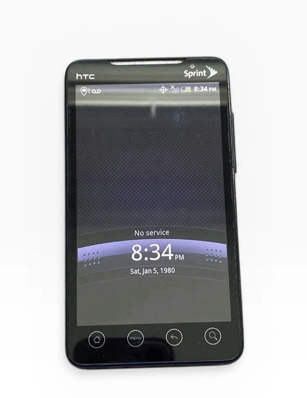 Vintage HTC EVO 4G PC36100 Sprint Android Smartphone White Boots gallery