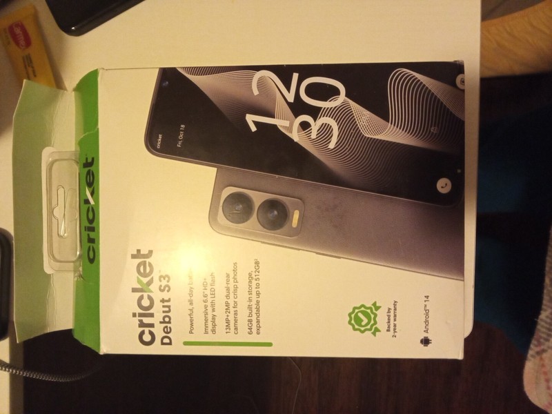 New Open Box Android Debut S3 5g