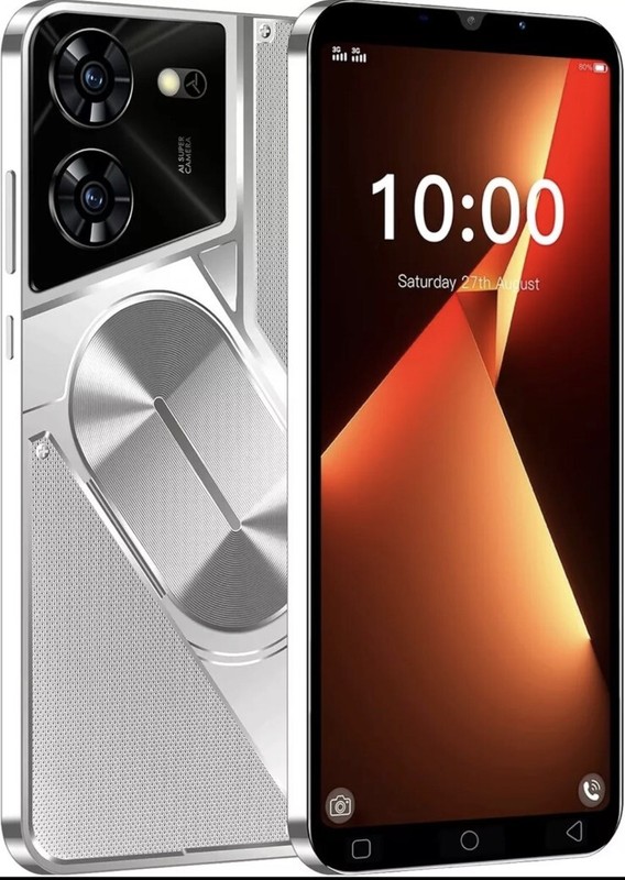 TryFirst Pova5Pro Silvery, 5&Prime; IPS Display, Dual SIM, 16GB ROM, Face Unlock, WiFi