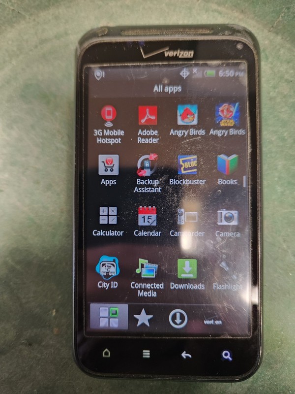 HTC Thunderbolt 4G LTE / ADR6350 - Black ( Verizon ) Android Smartphone W/BATT gallery