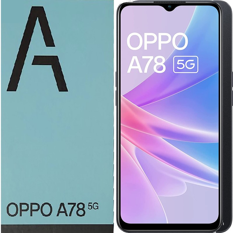 OPPO A78 5G Glowing Black 128GB + 8GB Dual-SIM Factory Unlocked GSM NEW
