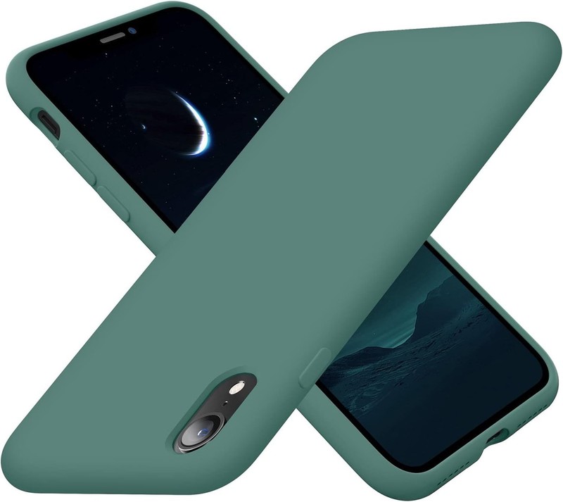 Designed for iPhone XR Case, Silicone Ultra Slim Shockproof Phone Case, Midnight