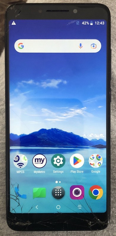 ALCATEL 7 6062w (Unlocked) 32GB Good Used Cracked Glass Fast Shipping!!