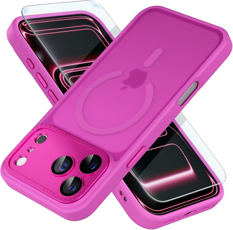 Magnetic for iPhone 17 Pro Case Military Grade Drop Protection Full Camera Lens