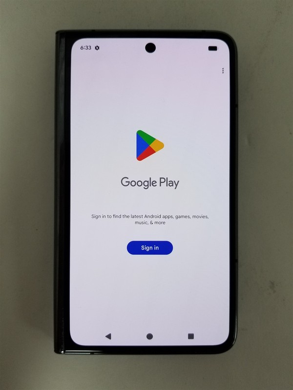 Google Pixel Fold 512GB Black G9FPL (AT&T) Damaged zD2337