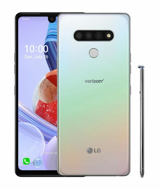 LG Stylo 6 LM-Q730VM – 64GB – Holographic White (Verizon) Smartphone