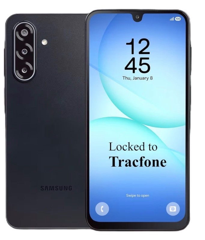 Tracfone Samsung Galaxy A17 5G, 128GB, Black – Prepaid Smartphone (Locked to Tra