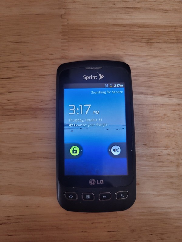 LG Optimus LS670 S Sprint Smartphone CDMA Android 2.3 WiFi 3G + Needs MicroSD