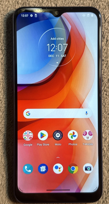 Motorola Moto G Play Cellphone 2021,XT2093-1,32GB MistyBlue(T-MOBILE) Smartphone