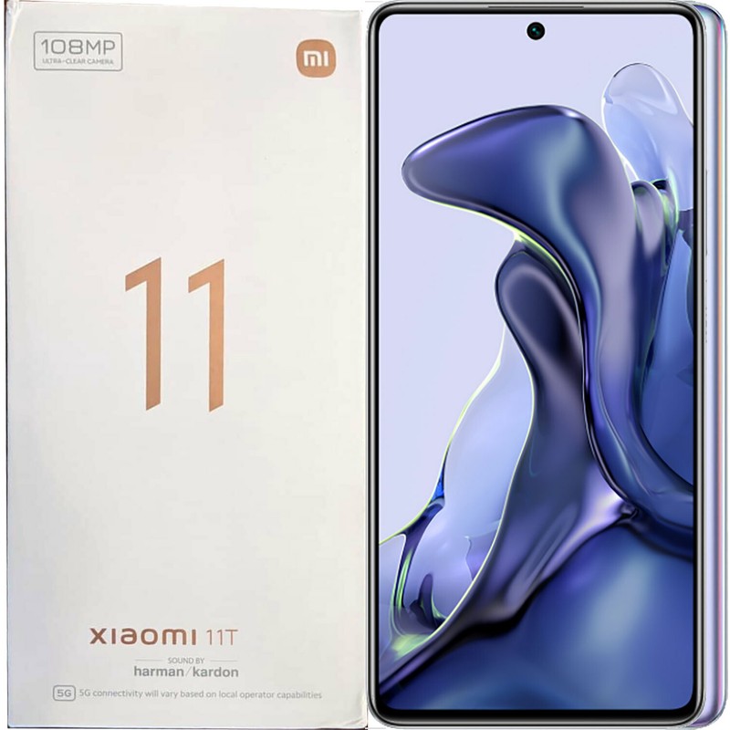 BNIB Xiaomi 11T Dual-SIM 128GB ROM + 8GB RAM Blue Factory Unlocked 5G GSM