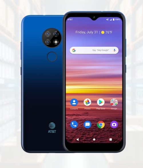 AT&T Radiant Max 4G LTE 6.5" HD+ 32GB 13MP GSM Unlocked (U705AA)(Cobalt Blue) gallery