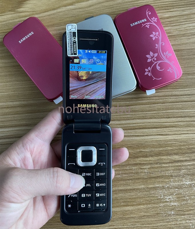 Samsung C3520 GSM 1.3 MP Camera 2.4" Screen Original Unlocked Flip Mobile Phone gallery